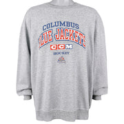 NHL (CCM) - Columbus Blue Jackets Crew Neck Sweatshirt 1990s X-Large Vintage Retro Hockey