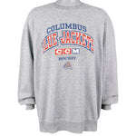 NHL (CCM) - Columbus Blue Jackets Crew Neck Sweatshirt 1990s X-Large Vintage Retro Hockey