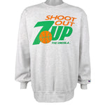 Champion - Shoot Out 7Up Crew Neck Sweatshirt 1990s X-Large