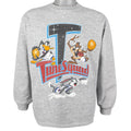 Looney Tunes (Space Jam) - Tune Squad Crew Neck Sweatshirt 1996 Medium Vintage Retro Basketball