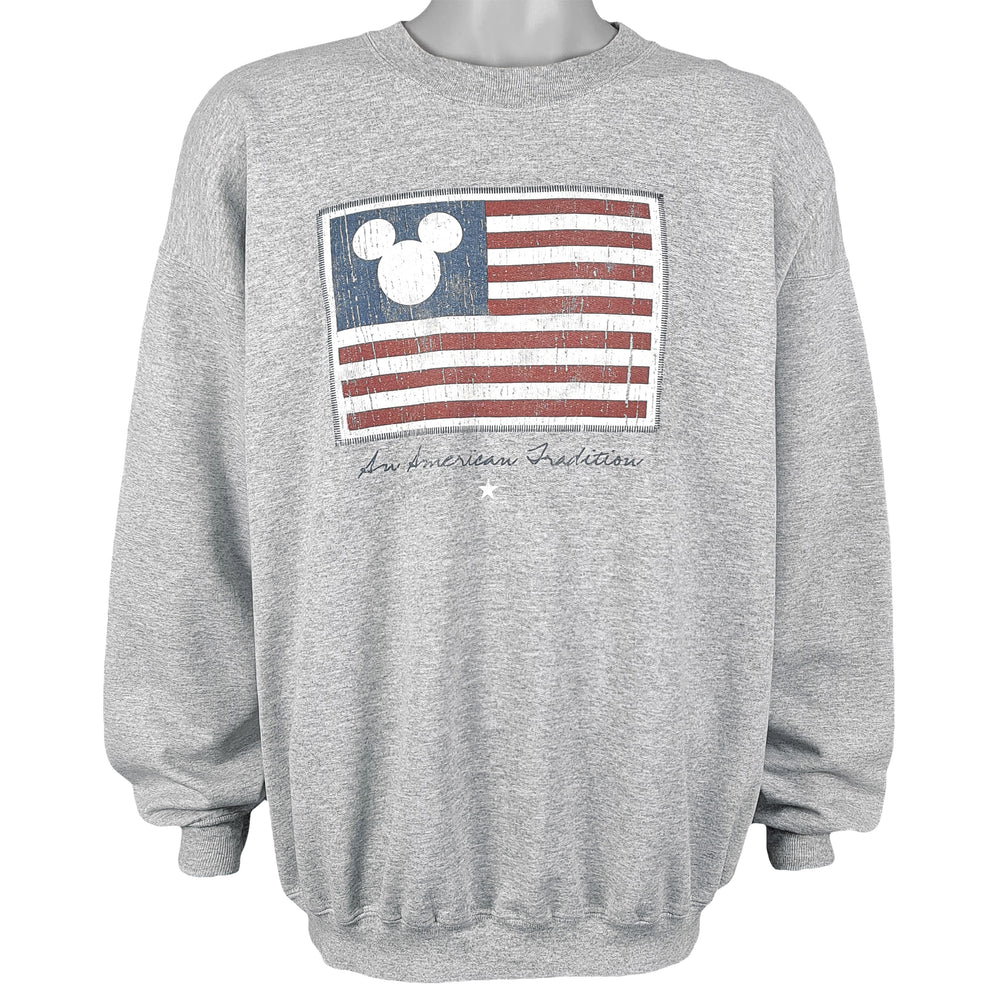 Disney - An American Tradition Crew Neck Sweatshirt 1990s Large Vintage Retro