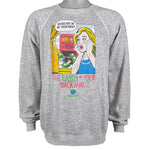 Vintage (Hanes) - The Earth is Your Backyard Crew Neck Sweatshirt 1990s X-Large Vintage Retro
