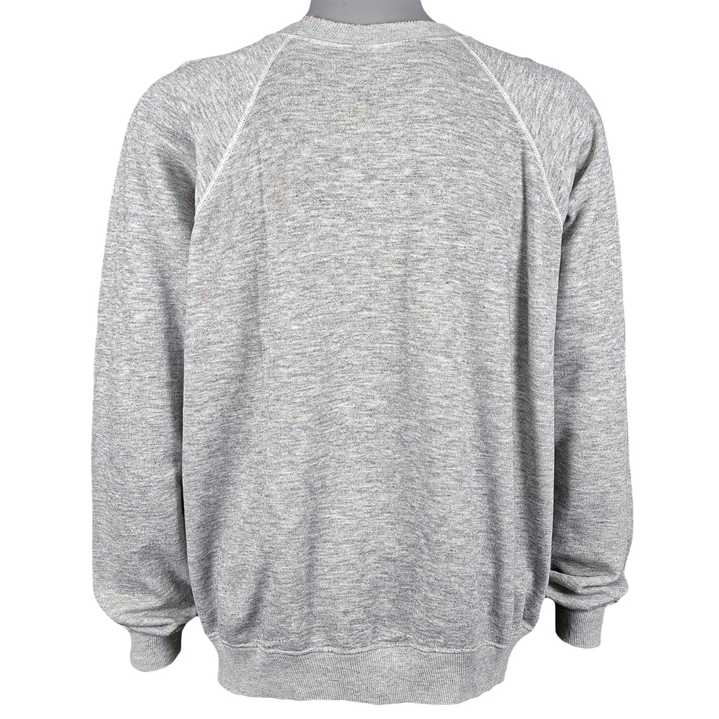 Vintage (Hanes) - The Earth is Your Backyard Crew Neck Sweatshirt 1990s X-Large Vintage Retro
