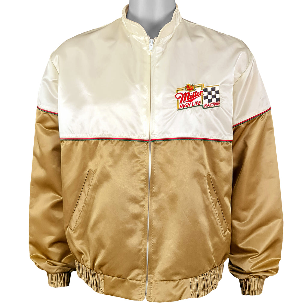 Vintage - Miller High Life Racing Spell-Out Jacket 1990s Large Vintage Retro
