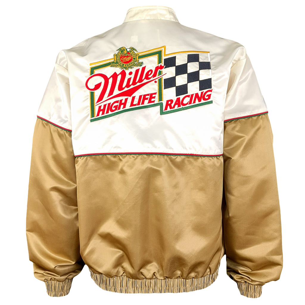 Vintage - Miller High Life Racing Spell-Out Jacket 1990s Large Vintage Retro