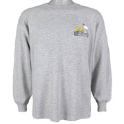 Vintage (Peanuts) - Snoopy Spell-Out Crew Neck Sweatshirt 1990s Large Vintage Retro