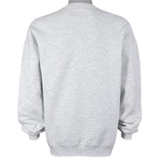 LL Bean -  Grey Spell-Out Crew Neck Sweatshirt 1990s X-Large Vintage Retro