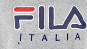 Fila - Grey Spell-Out Crew Neck Sweatshirt 1990s X-Large Vintage Retro