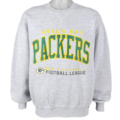 NFL (Russell Athletic) - Green Bay Packers Crew Neck Sweatshirt 1990s Large