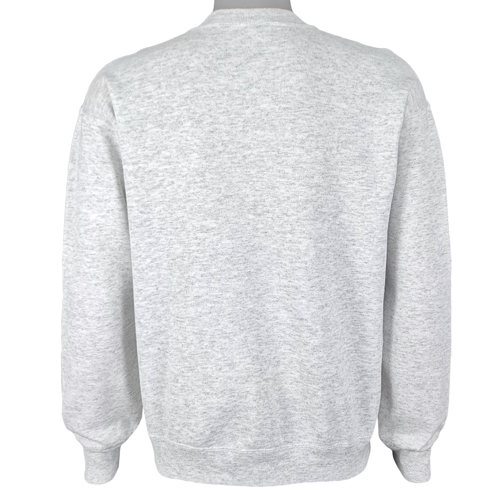 NFL (Official Fan) - Denver Broncos Crew Neck Sweatshirt 1990s Large Vintage Retro Football