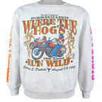 Vintage (Planet Hollywood) - Sturgis Rally & Race Sweatshirt 1998 Medium Vintage Retro