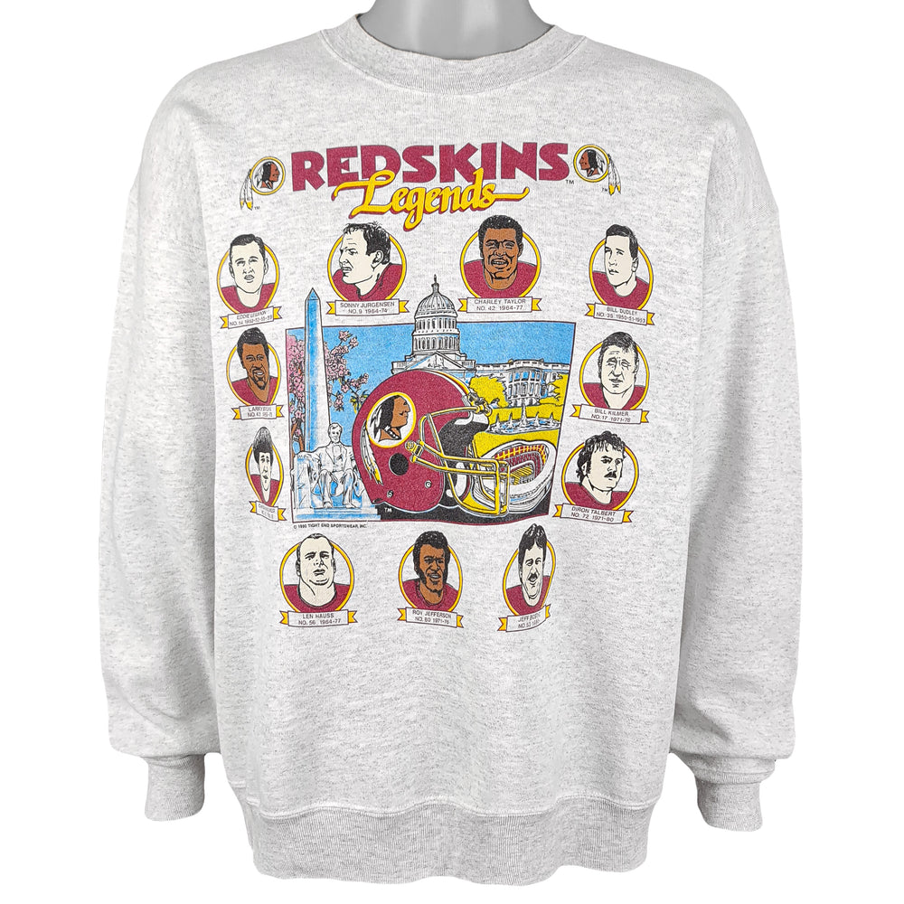 Vintage NFL (Oneita) - Washington Redskins Legends Crew Neck Sweatshirt 1990 X-Large in gray