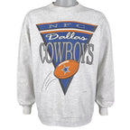 NFL (Home Team) - Dallas Cowboys Spell-Out Sweatshirt 1993 Large Vintage Retro Football