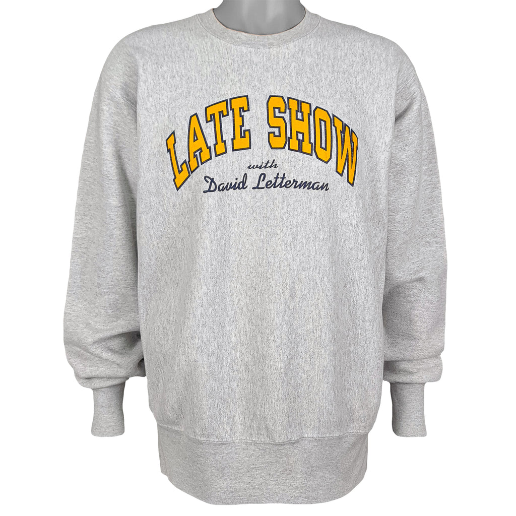 Vintage (Lee) - Late Show with David Letterman Sweatshirt 1990s X-Large Vintage Retro 