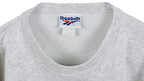 Reebok - Grey Spell-Out Crew Neck Sweatshirt 1990s X-Large Vintage Retro