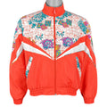 Reebok - Colorful Patterned Windbreaker 1980s Small Vintage Retro