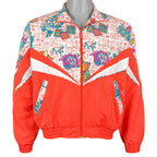 Reebok - Colorful Patterned Windbreaker 1980s Small Vintage Retro