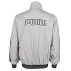 Puma - Black & Grey Reversible Spell-Out Windbreaker 1990s Medium Vintage Retro 