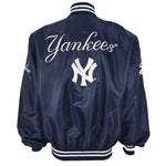 MLB (78 Exciting) - New York Yankees Spell-Out Jacket 1990s X-Large Vintage Retro Baseball