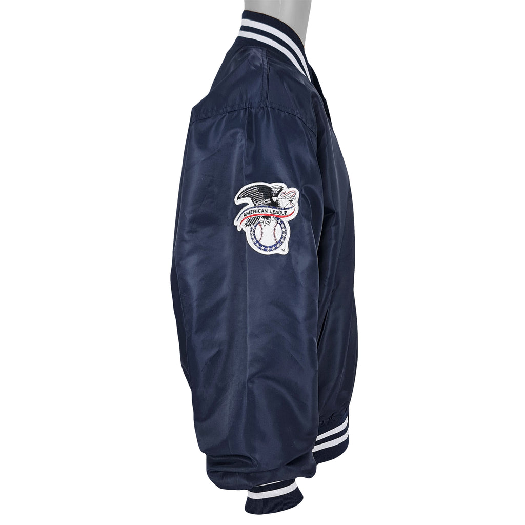 MLB (78 Exciting) - New York Yankees Spell-Out Jacket 1990s X-Large Vintage Retro Baseball