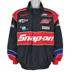 NASCAR - Black Snap-On Racing Spell-Out Jacket 1990s Large Vintage Retro