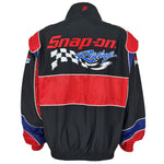 NASCAR - Black Snap-On Racing Spell-Out Jacket 1990s Large Vintage Retro