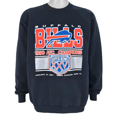 NFL - Buffalo Bills AFC Champions Crew Neck Sweatshirt 1990 X-Large