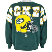 NFL - Green Bay Packers Spell-Out Crew Neck Sweatshirt 1997 X-Large Vintage Retro Football