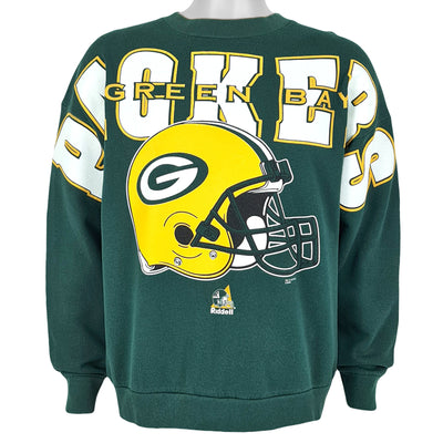 NFL - Green Bay Packers Spell-Out Crew Neck Sweatshirt 1997 X-Large