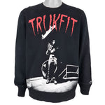 Vintage - Black TRUKFIT Crew Neck Sweatshirt 2000S Large