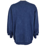 Nike - Blue Big Spell-Out Crew Neck Sweatshirt 1990s X-Large Vintage Retro