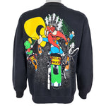 Looney Tunes (Tultex) - Thats All Folks Crew Neck Sweatshirt 1993 Large Vintage Retro
