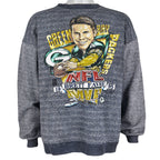 NFL (Cotton Grove) - Green Bay Packers Brett Favre, MVP Crew Neck Sweatshirt 1995 X-Large Vintage Retro Football
