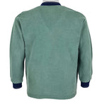 Nike - Green Spell-Out V-Neck Sweatshirt 1990s Large Vintage Retro
