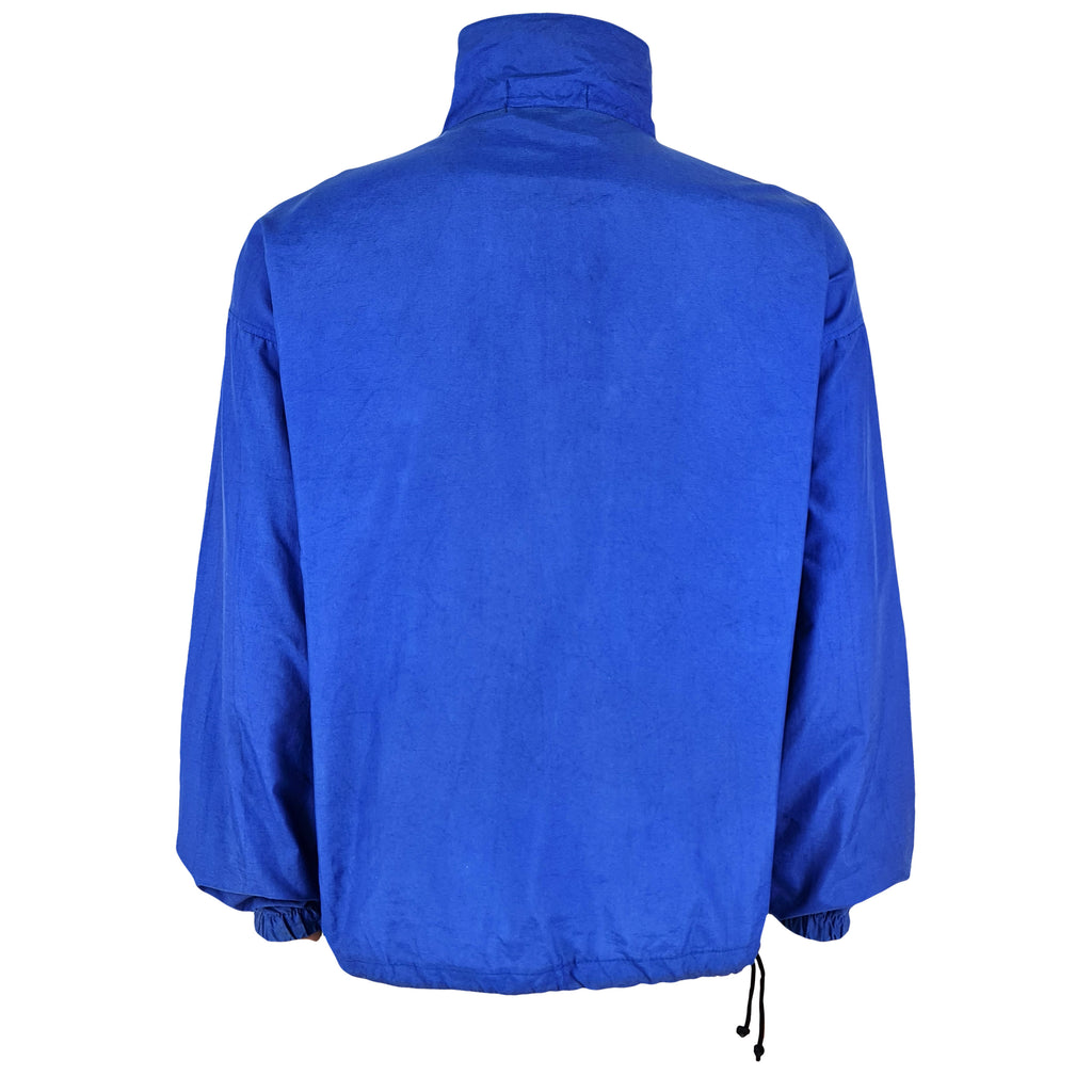 Ralph Lauren (Polo) - Blue Spell-Out 1/4 Zip Pullover 1990s X-Large Vintage Retro