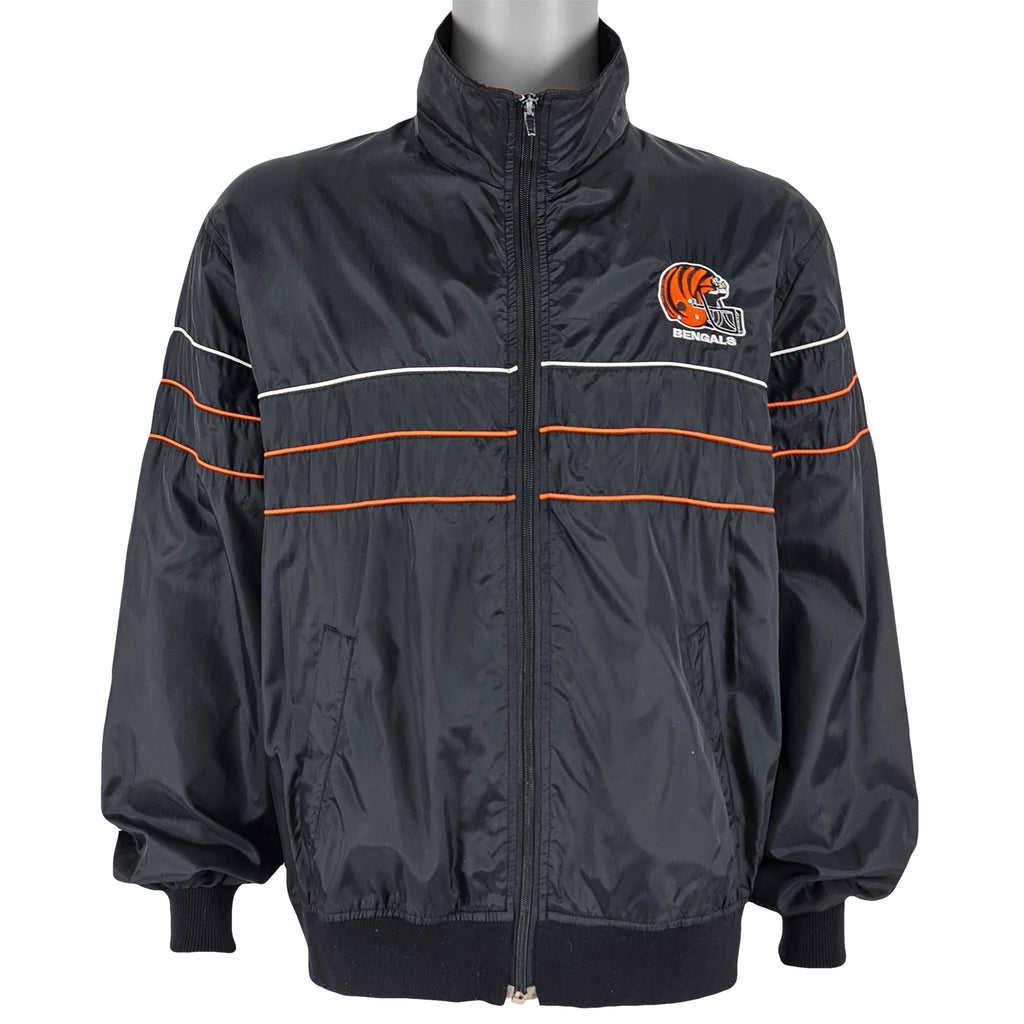 Starter - Cincinnati Bengals Football Windbreaker 1990s Large Vintage Retro Football