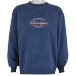 Champion - Blue Classic Crew Neck Sweatshirt 1990s X-Large
