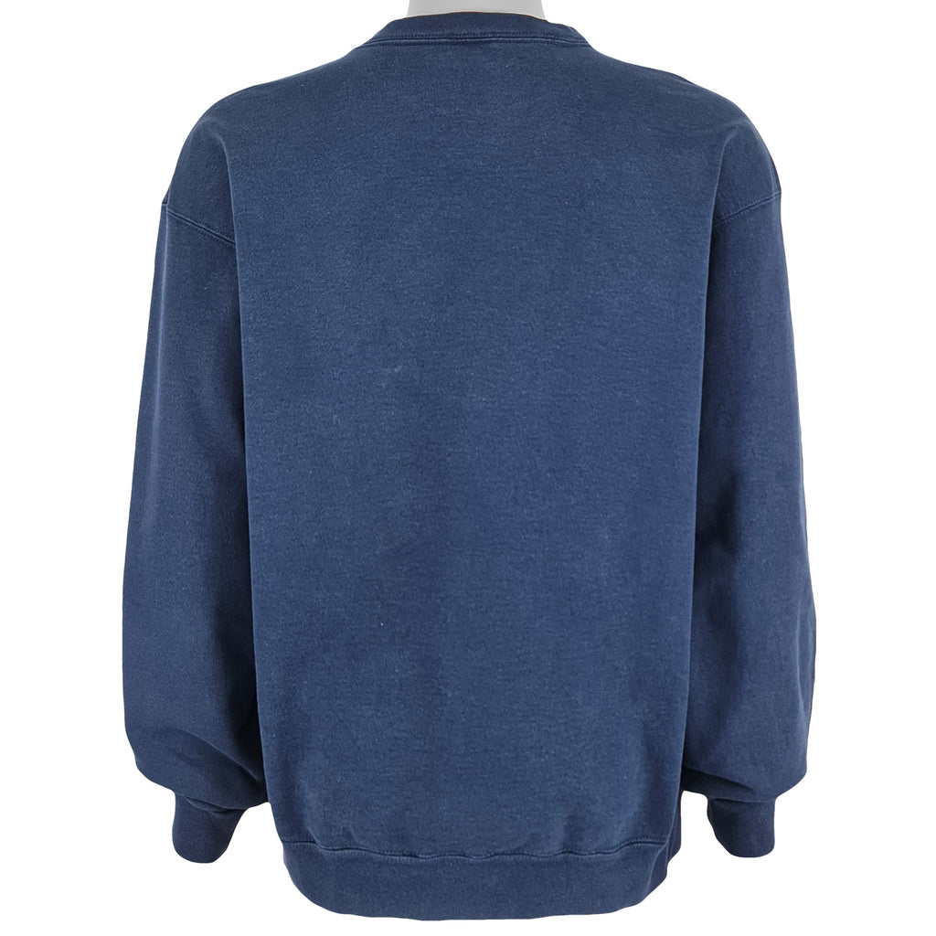 Champion - Blue Classic Crew Neck Sweatshirt 1990s X-Large Vintage Retro