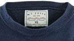 Vintage (M.J. Soffe) - Blue Pepsi Crew Neck Sweatshirt 1990s X-Large Vintage Retro
