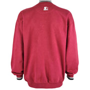 Starter - Arkansas Razorbacks Crew Neck Sweatshirt 1990s Large Vintage Retro Football College