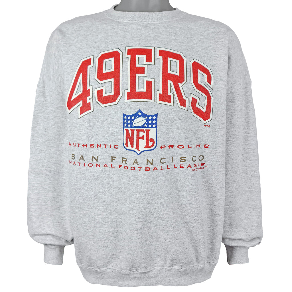 NFL (Logo Athletic) - San Francisco 49ers Crew Neck Sweatshirt 1994 X-Large Vintage Retro Football