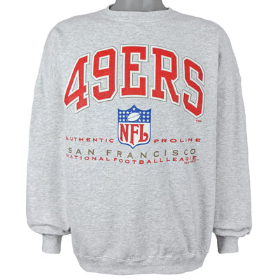 NFL (Logo Athletic) - San Francisco 49ers Crew Neck Sweatshirt 1994 X-Large