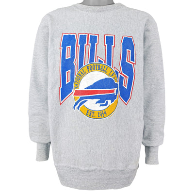 NFL - Buffalo Bills Crew Neck Sweatshirt 1990s Large