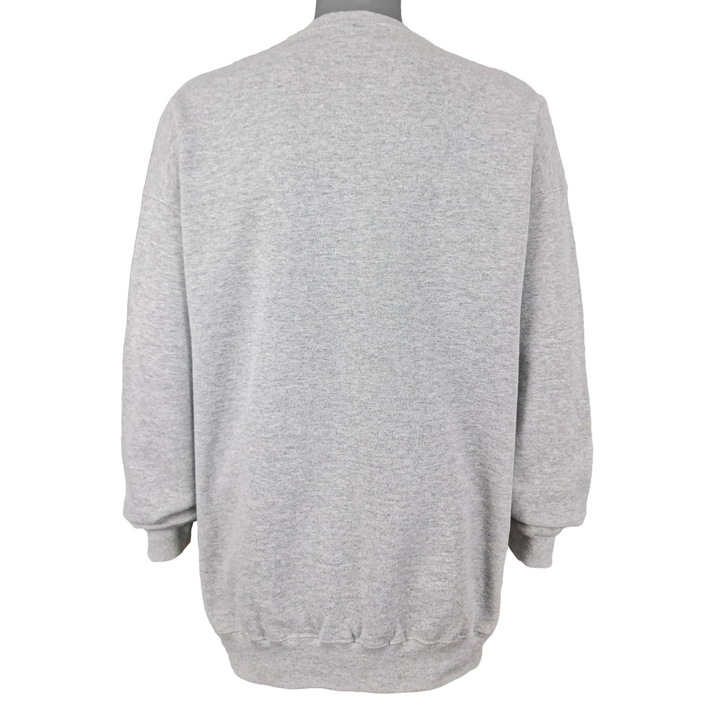 Starter - Grey Spell-Out Crew Neck Sweatshirt 1990s XX-Large Vintage Retro