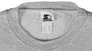 Starter - Grey Spell-Out Crew Neck Sweatshirt 1990s XX-Large Vintage Retro