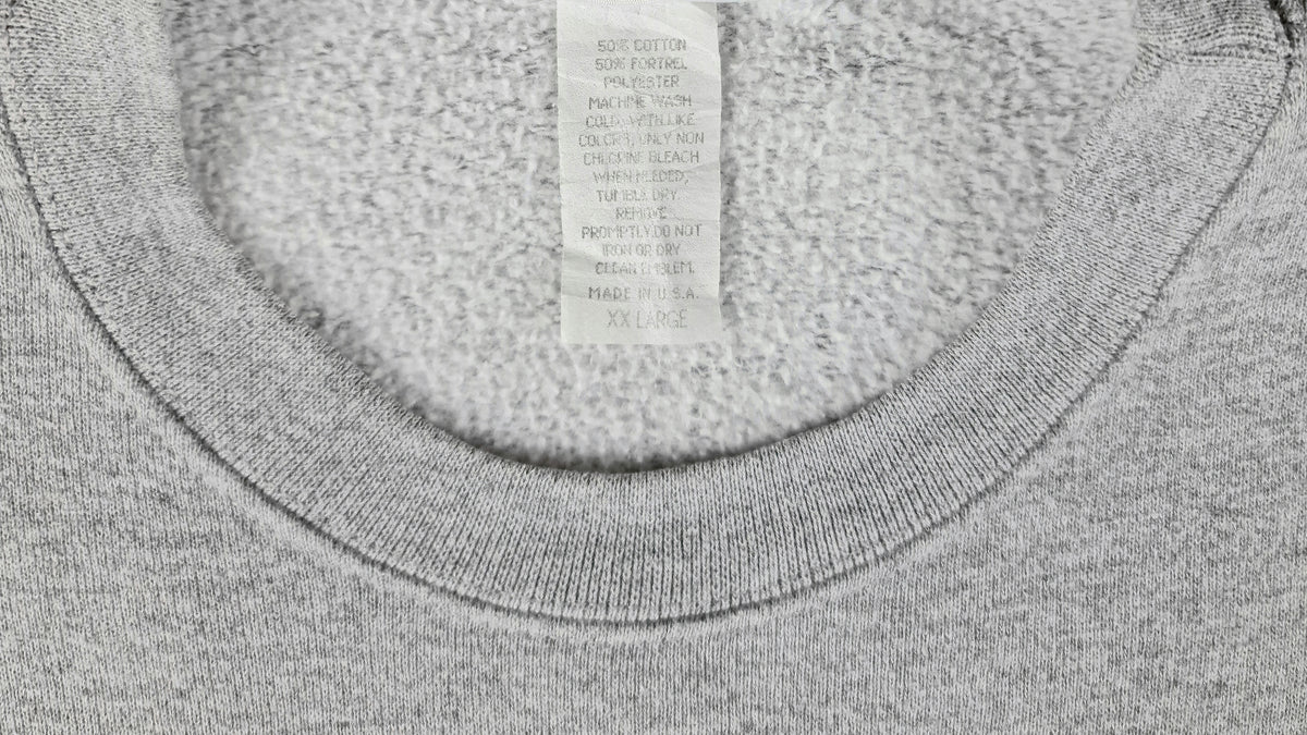 Starter - Grey Spell-Out Crew Neck Sweatshirt 1990s XX-Large Vintage Retro