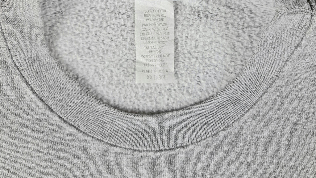 Starter - Grey Spell-Out Crew Neck Sweatshirt 1990s XX-Large Vintage Retro