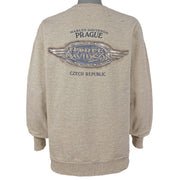 Harley Davidson - Spell-Out Crew Neck Sweatshirt 2007 X-Large Vintage Retro