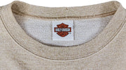 Harley Davidson - Spell-Out Crew Neck Sweatshirt 2007 X-Large Vintage Retro