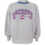 NBA (Lee) - Houston Rockets Crew Neck Sweatshirt 1990s Large Vintage Retro Basketball